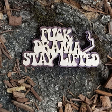 Load image into Gallery viewer, "Fuck Drama Stay Lifted" Marijuana Smoking Refrigerator Magnet - USA