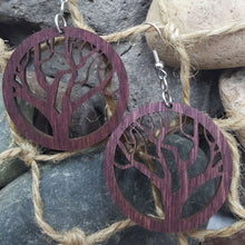 Load image into Gallery viewer, "Tree of Life" Style 2 Dangle Earrings