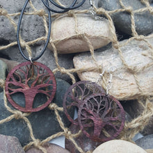 Load image into Gallery viewer, Tree of Life Earrings & Necklace Set