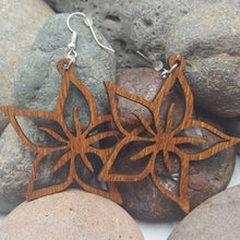 Load image into Gallery viewer, "Hibiscus Flower" Style Boho Dangle Earrings