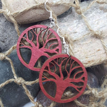 Load image into Gallery viewer, "Tree of Life" Style 1 Dangle Earrings