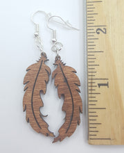 Load image into Gallery viewer, "Feather" Dangle Earrings Boho Small Style 2