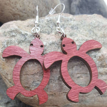 Load image into Gallery viewer, "Sea Turtle" Sea of Life Dangle Earrings