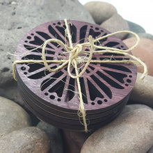 Load image into Gallery viewer, "Star Flower" Design Table or Bar Coasters