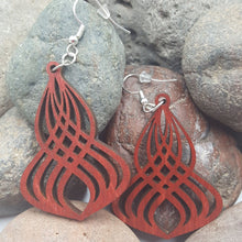 Load image into Gallery viewer, "Twisted Bell" Boho Dangle Earrings