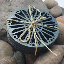 Load image into Gallery viewer, "Star Flower" Design Table or Bar Coasters
