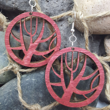 Load image into Gallery viewer, "Tree of Life - Cactus" Style Dangle Earrings