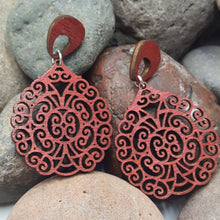 Load image into Gallery viewer, &quot;Filigree Medallion&quot; Style Stud Earrings
