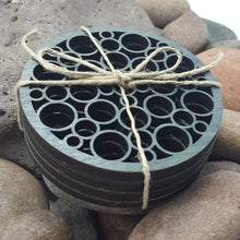 Load image into Gallery viewer, "Circle -N-More- Circles" Design Table or Bar Coasters