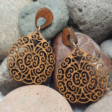 Load image into Gallery viewer, "Filigree Medallion" Style Stud Earrings