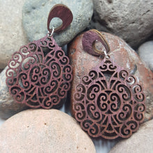 Load image into Gallery viewer, "Filigree Medallion" Style Stud Earrings
