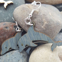 Load image into Gallery viewer, "Dolphin" Sea Life Dangle Earrings