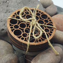 Load image into Gallery viewer, "Circle -N-More- Circles" Design Table or Bar Coasters