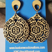 Load image into Gallery viewer, "Filigree Medallion" Style Stud Earrings