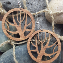 Load image into Gallery viewer, "Tree of Life - Cactus" Style Dangle Earrings