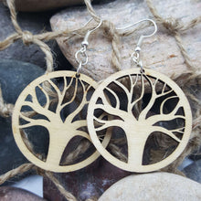 Load image into Gallery viewer, "Tree of Life" Style 1 Dangle Earrings
