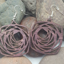 Load image into Gallery viewer, "Rose Flower" Boho Dangle Earrings