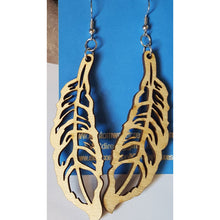 Load image into Gallery viewer, "Feather" Dangle Earrings Large Boho