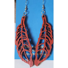 Load image into Gallery viewer, "Feather" Dangle Earrings Large Boho
