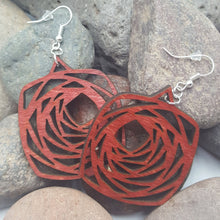Load image into Gallery viewer, "Rose Flower" Boho Dangle Earrings