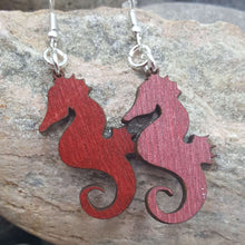 Load image into Gallery viewer, "Seahorse" Sea of Life Small Style 1 Dangle Earrings