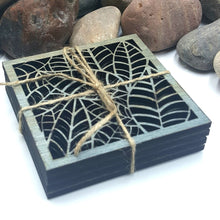 Load image into Gallery viewer, "Fern Leaf's" Design Table or Bar Coasters