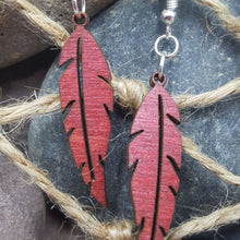 Load image into Gallery viewer, "Feather" Dangle Earrings Small Style 1
