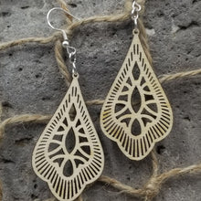 Load image into Gallery viewer, "Teardrop 70's Style" Dangle Earrings
