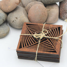 Load image into Gallery viewer, "The Diamond Twist" Design Table or Bar Coasters
