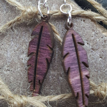 Load image into Gallery viewer, "Feather" Dangle Earrings Small Style 1