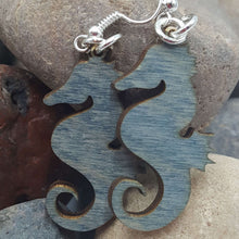 Load image into Gallery viewer, "Seahorse" Sea of Life Small Style 1 Dangle Earrings