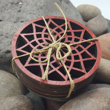 Load image into Gallery viewer, "Geometric Flower" Table or Bar Coasters Home Decor