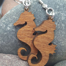 Load image into Gallery viewer, "Seahorse" Sea of Life Small Style 1 Dangle Earrings