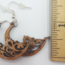 Load image into Gallery viewer, "Crescent Moon" Style Boho Dangle Earrings