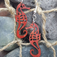 Load image into Gallery viewer, "Seahorse" Sea Life Dangle Earrings