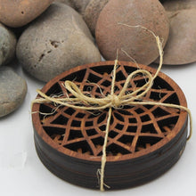 Load image into Gallery viewer, "Geometric Flower" Table or Bar Coasters Home Decor