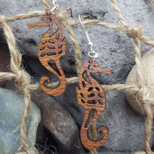 Load image into Gallery viewer, "Seahorse" Sea Life Dangle Earrings