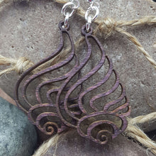 Load image into Gallery viewer, "Sea Shell" Dangle Wire Earrings