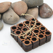 Load image into Gallery viewer, "X & O's" Table or Bar Coasters Home Decor