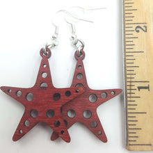 Load image into Gallery viewer, "Star or Starfish" Dangle Wire Earrings