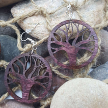 Load image into Gallery viewer, "Tree of Life" Style 1 Dangle Earrings