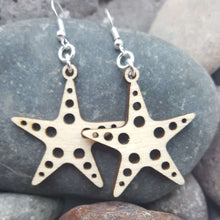 Load image into Gallery viewer, "Star or Starfish" Dangle Wire Earrings