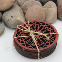 Load image into Gallery viewer, "Geometric Wagon Wheel" Design Table or Bar Coasters