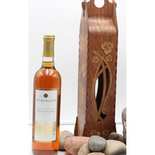Load image into Gallery viewer, "Grape Vines" Wood Gift Box 2 Windows 750ml Bottle in 5 Colors