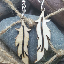 Load image into Gallery viewer, "Feather" Dangle Earrings Boho: Small Style 4