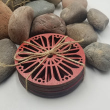 Load image into Gallery viewer, "Star Flower" Design Table or Bar Coasters