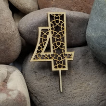 Load image into Gallery viewer, "Small Numbers" Wooden Cake Toppers For Special Occasion: Birthday Anniversary