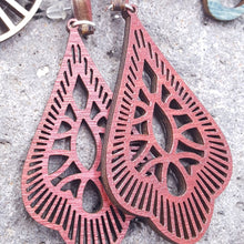 Load image into Gallery viewer, "Teardrop 70's Style" Stud Earrings