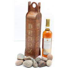 Load image into Gallery viewer, "Happy Birthday Wine" Wood Gift Box for 750ml Bottle in 5 Colors