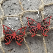 Load image into Gallery viewer, "Butterfly" Boho Dangle Earrings